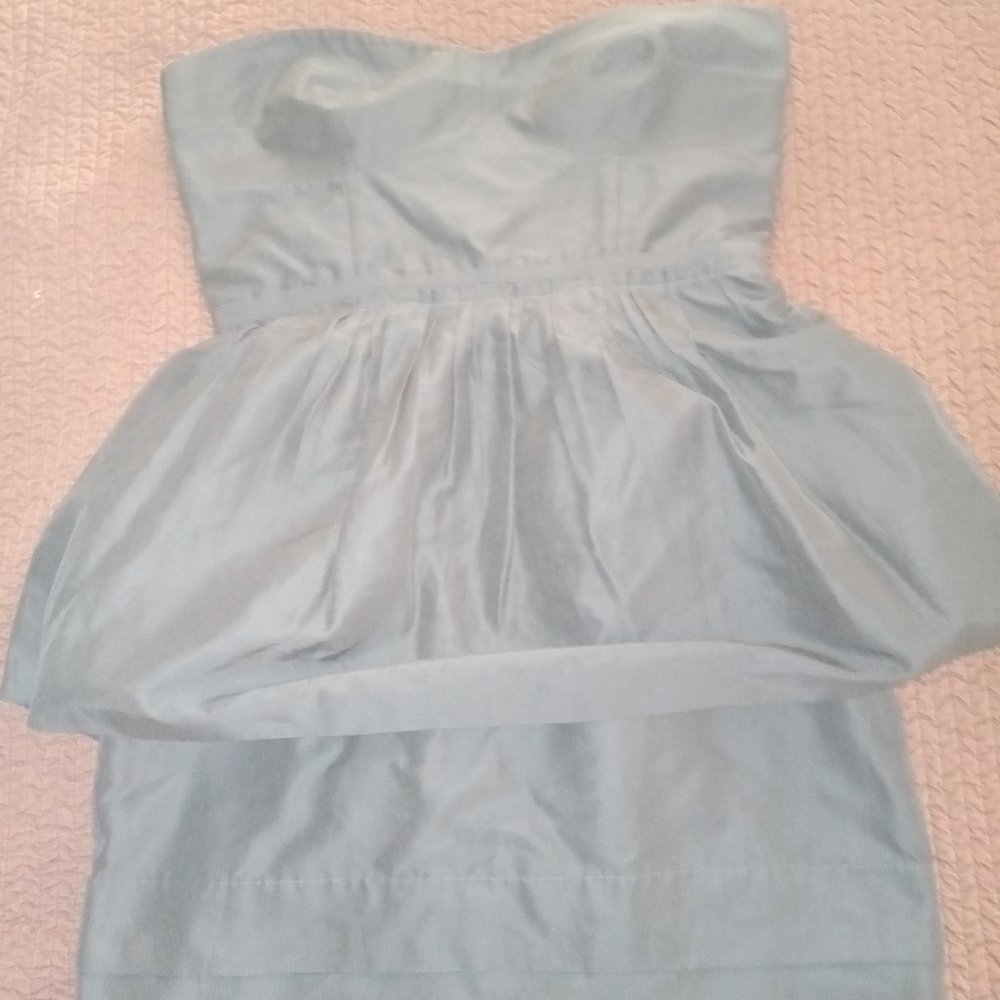 J.Crew Leighton Black Strapless Dress (Size 12p)